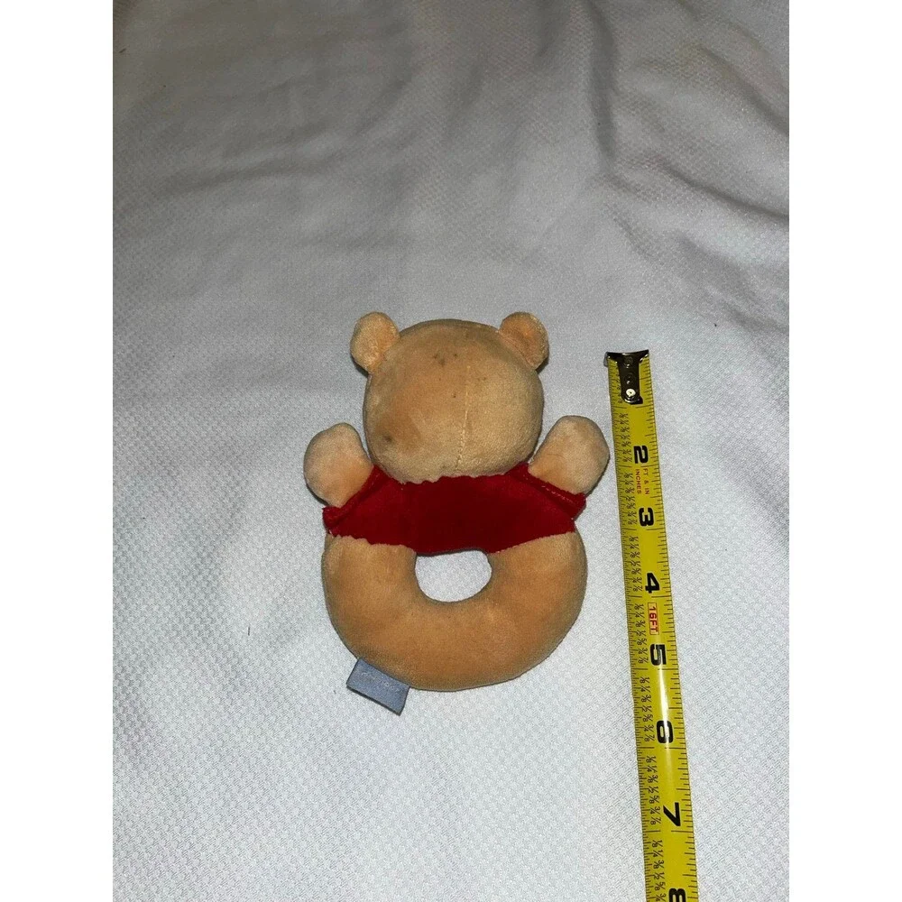 Disney Baby’s First Pooh Bear Plush Rattle Toy 5”